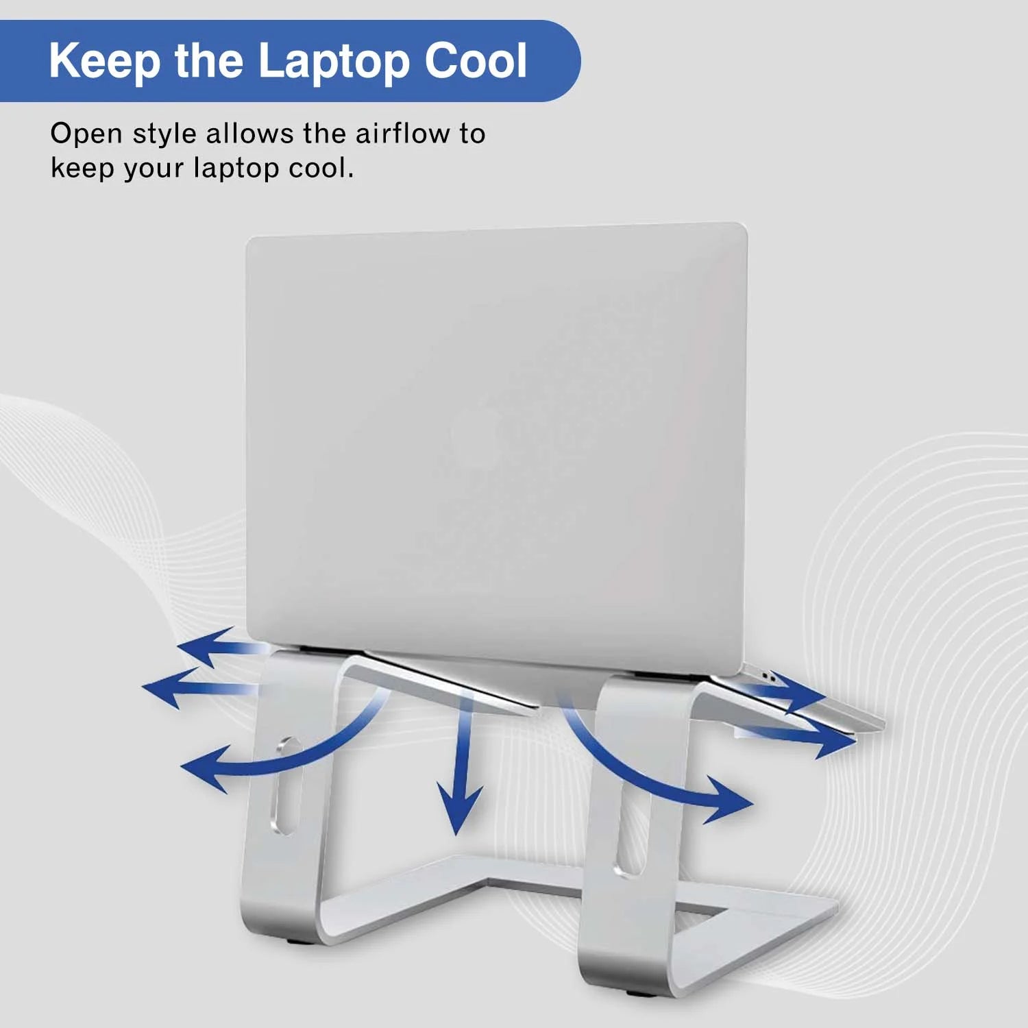 TRIXON Laptop Stand for Desk Aluminium  Laptop Riser