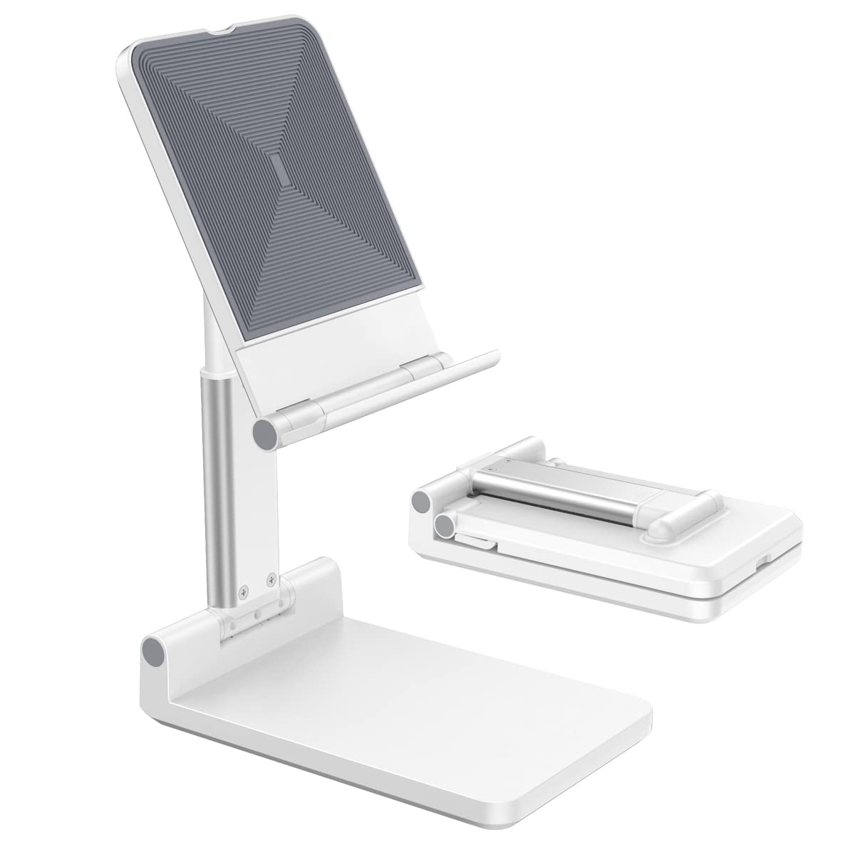 Laza ABS Plastic Mobile Stand in White by Urban Kings Store