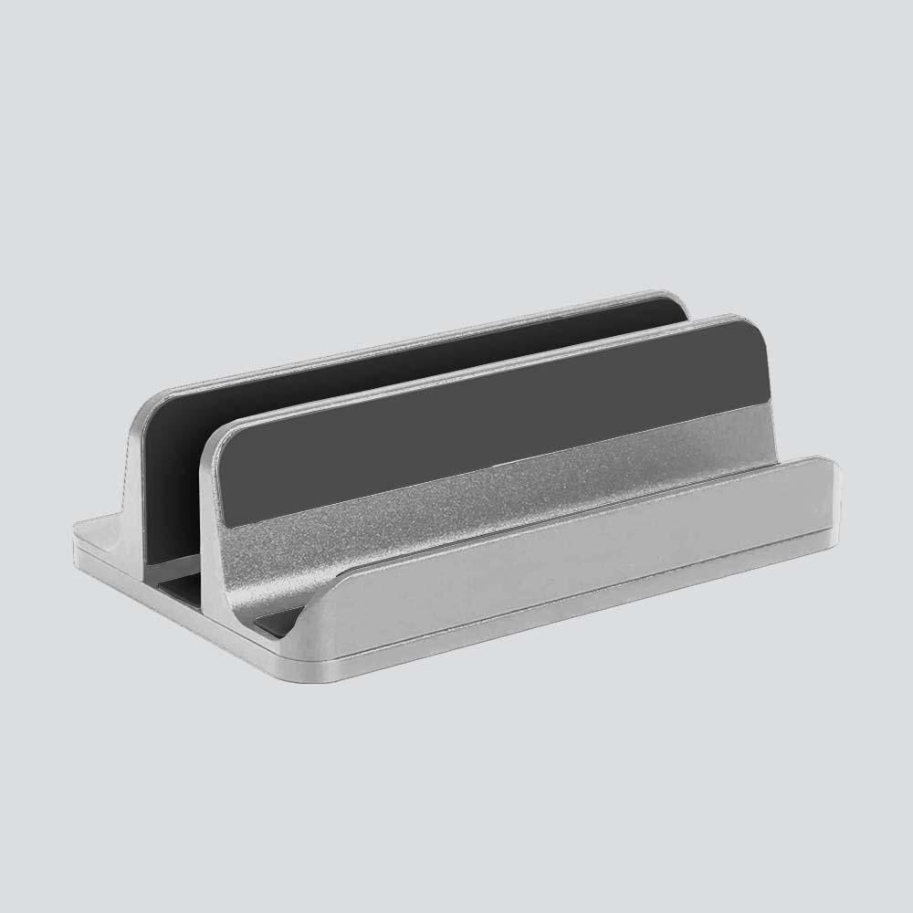 Fizo Vertical Laptop Stand in Silver by Urban Kings Store